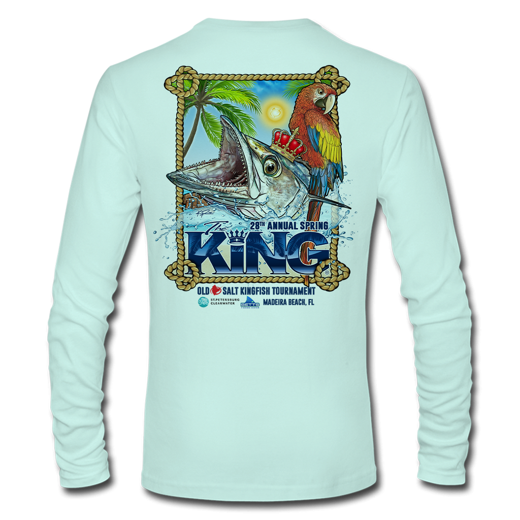 The KING - Spring 2021 - Men&#39;s Long Sleeve Performance Shirt - Seafoam Green