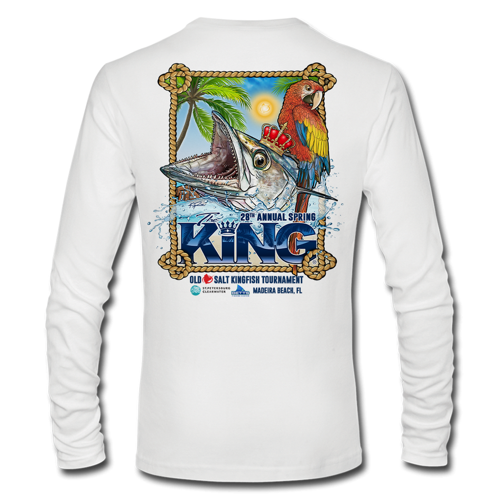 The KING - Spring 2021 - Men&#39;s Long Sleeve Performance Shirt - White