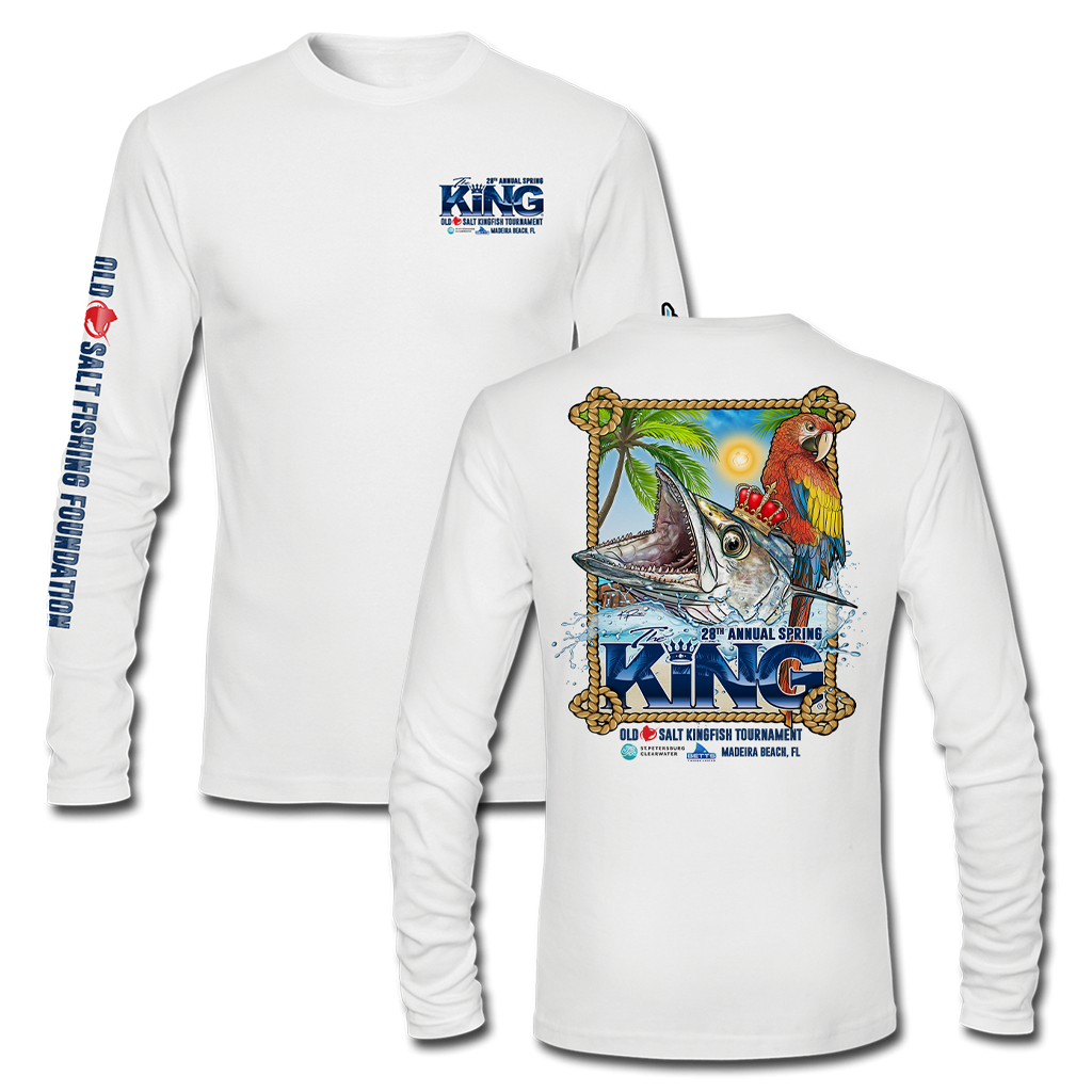 The KING - Spring 2021 - Men&#39;s Long Sleeve Performance Shirt - White