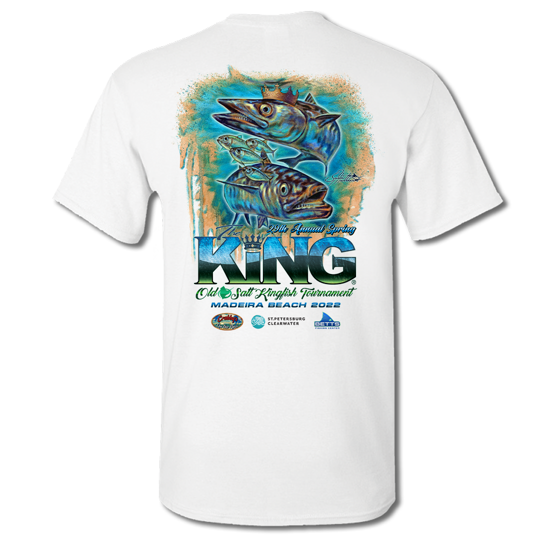 The KING - Spring 2022 - Men&#39;s Short Sleeve Performance Shirt - White