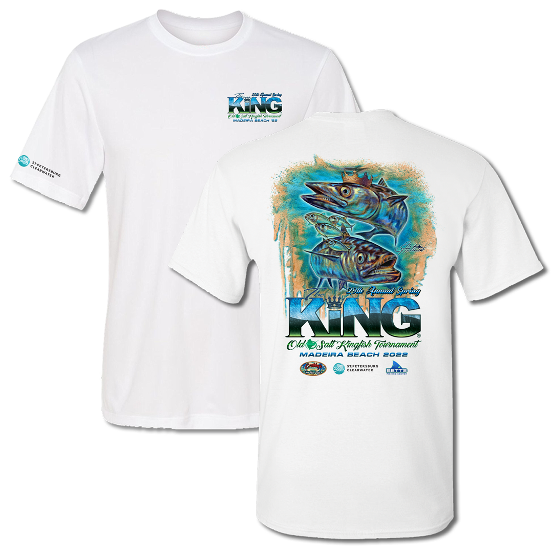 The KING - Spring 2022 - Men&#39;s Short Sleeve Performance Shirt - White