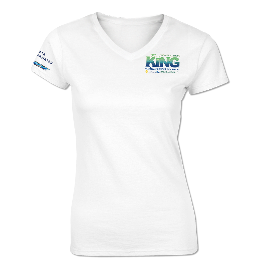 The KING - Fall 2023 - Women's Long Sleeve V-Neck Performance Shirt - - Old  Salt Store