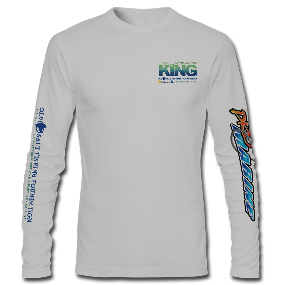 The KING - Spring 2023 - Men&#39;s Long Sleeve Performance Shirt - Grey