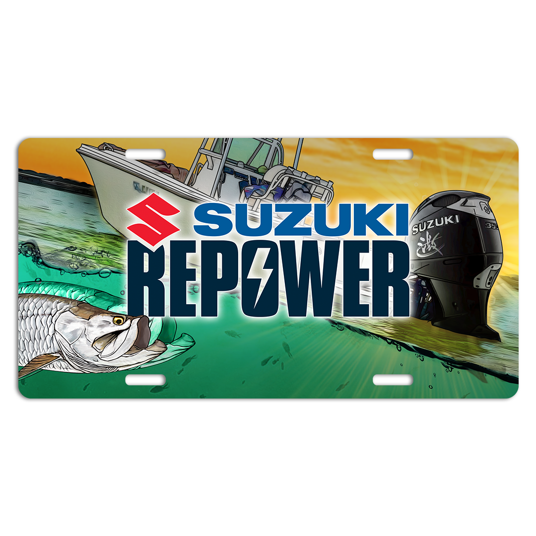 Suzuki Repower License Plates