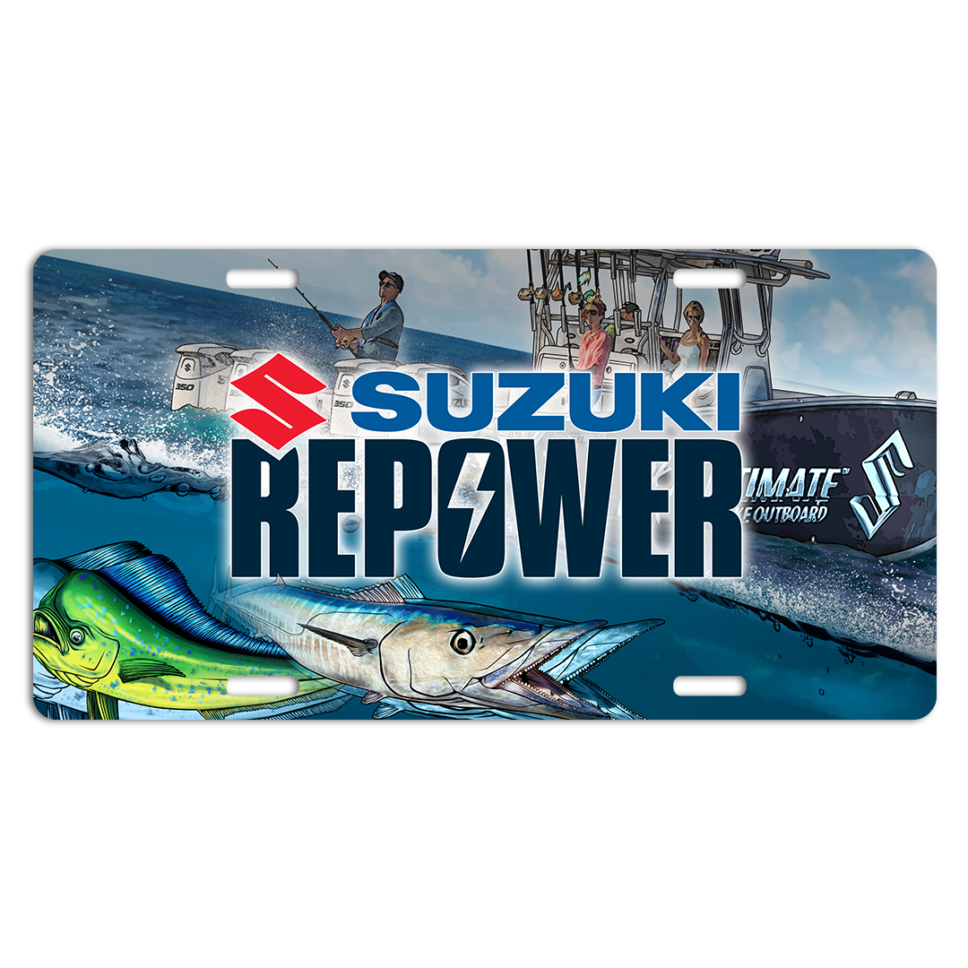 Suzuki Repower License Plates