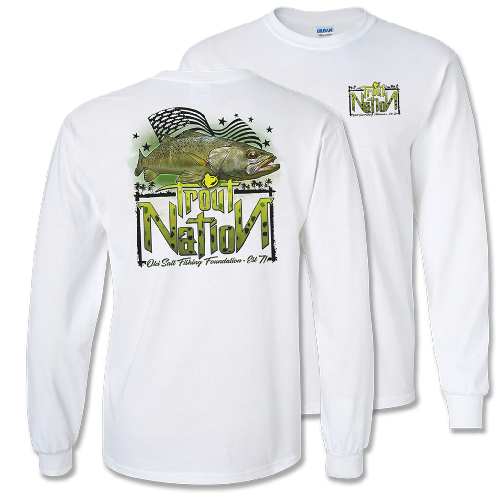 Trout Nation Long Sleeve Fishing T-Shirt