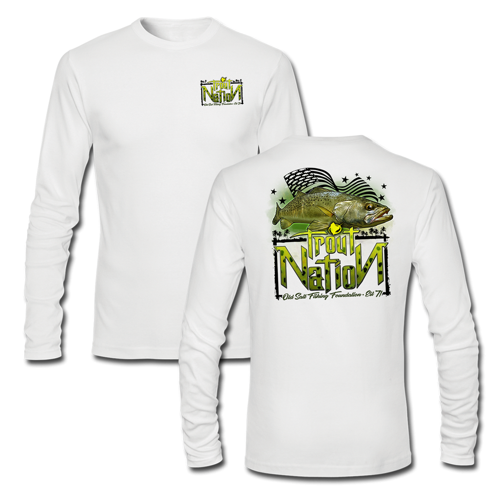 Youth Trout Nation - Long Sleeve Performance Shirt